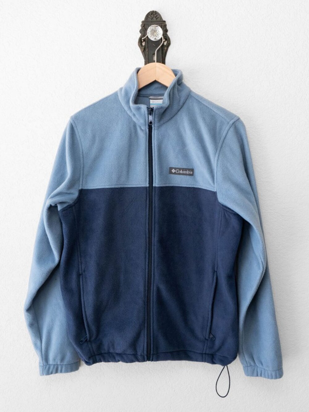 Columbia Steens Mountain 2.0 Fleece Jacket Men S Blue Navy Colorblock Full Zip